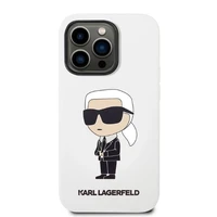 Karl Lagerfeld Silikona Ikoniskais apvalks iPhone 14 Pro Max - balts