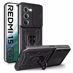 Tech-Protect CamShield Pro korpuss priekš Xiaomi Redmi 15 4G / 5G - Melns