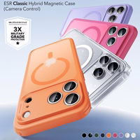 ESR Classic Hybrid MagSafe macins priekš iPhone 17 Pro Max - Caurspidigs oranzs