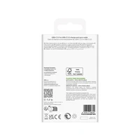 Puro TPE 25W USB-C - USB-C 3m kabelis - balts