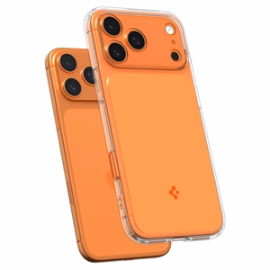 Spigen Thin Fit MagSafe Чехол для iPhone 17 Pro Max - прозрачный оранжевый