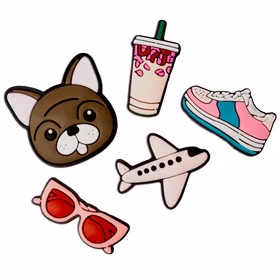 3D Sticker rozā 5pcs set