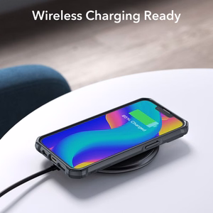 ESR Air Armor viedtālruņa apvalks iPhone 14 Plus - skaidrs melns