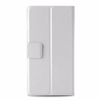 PURO Uniwallet Bi-Color - universāls 360 ° swivel maciņš with card slots, size XXL (balts)