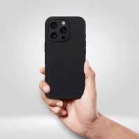 Silikona viedtālruņa apvalks 2mm IPHONE 17 Pro Max saderīgs ar Magnētisko melns