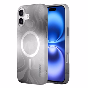 Incase Halo Case vāciņš ar MagSafe iPhone 16 Plus tālrunim, Oil Slick Smoke krāsā