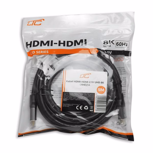 HDMI-HDMI Kabelis v2.1 8K 5m Melns