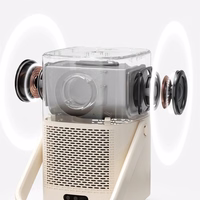 Yaber T2 Plus LCD FullHD 1080p multimediju projektors ar JBL skaļruņiem - bēšs