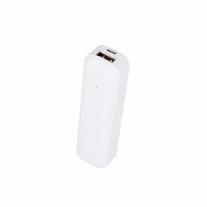 Setty portatīvais lādētājs 2600 mAh mini balts
