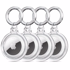 Tech-Protect Icon 4 komplekts viedtālruņa apvalks Apple AirTag - caurspīdīgs