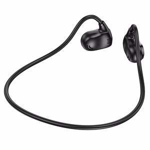 HOCO bezvadu austiņas Bluetooth ar gaisa vadīšanas tehnoloģiju ES63 - melnas