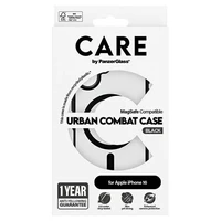CARE by PanzerGlass Flagship Urban viedtālruņa apvalks iPhone 16 6.1" Magnētiskais 1357