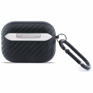BMW Carbon Metal Logo Maciņš for AirPods Pro 3 - melns
