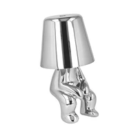 Nakts lampa Silver Man dizains L