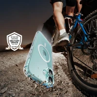 Uzaļš Classy Clear Magnetic Maciņš with MagSafe iPhone 16 Plus - Clear