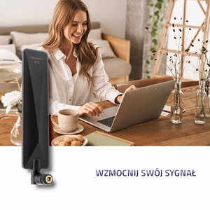 Qoltec 57018 – iekštelpu visvirzienu 4G LTE antena, 7 dBi