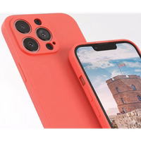 Maciņš "Liquid Silicone" Samsung S942 S26 persiku krāsas