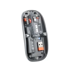 Cliptec Computer mouse Transparent RZS630 wireless optical 1600DPI