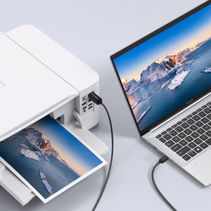Wozinsky WKDDY2S USB-B - USB-C kabelis 2m - melns