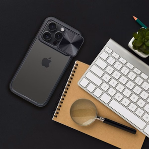 Viedtālruņa apvalks SLIDER IPHONE 15 Plus melns