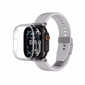 AmazingThing Minimal aizsargājošs vāciņš Apple Watch UItra 3 49mm - Caurspīdīgs
