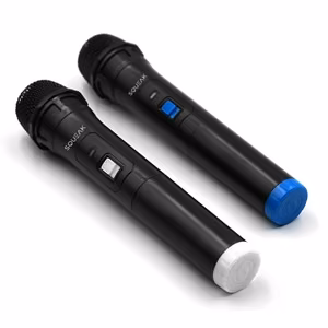 SQUEAK VocalDuo SQ1007 2,4 GHz bezvadu karaoke mikrofonu komplekts
