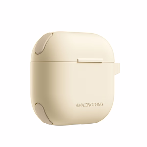 AmazingThing Omni korpuss ausu austiņām AirPods 4 – smilšains