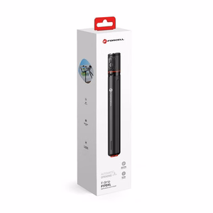 FORCELL F-GRIP F170XL automātiskais pašbildes kāts ar tālvadības statīvu melns