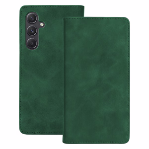 Smart Suede maciņš priekš Samsung Galaxy A55 5G, zaļš
