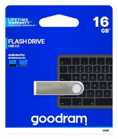 GOODRAM UUN2 pendrive - 16GB USB 2.0 sudrabains