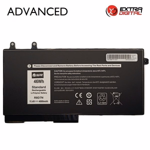 Klēpjdatora akumulators DELL R8D7N, 4000 mAh, Extra Digital Advanced
