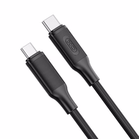 XO kabelis NB-Q265B PD USB-C - USB-C 1,0m 60W melns