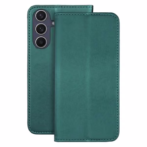 Smart Magnetic maciņš Samsung Galaxy S25 FE / S26 FE, tumši zaļš
