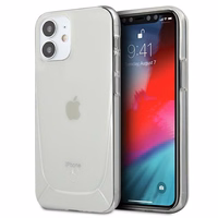 Mercedes Transparent Line viedtālruņa apvalks iPhone 12 mini - caurspīdīgs