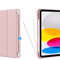 Tech-Protect SC Pen viedtālruņa apvalks iPad 10.9" 2022 - rozā marmors