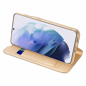 Dux Ducis Skin Pro vāciņš atverams vāciņš Samsung Galaxy S22 + (S22 Plus) zelta