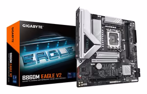 Материнская плата GIGABYTE Intel B860 Express LGA1851 Micro-ATX DDR5 2 слота памяти B860MEAGLEV2