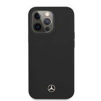 Mercedes Silikona Līnija Magnētiskais apvalks iPhone 13 Pro / iPhone 13 - melns