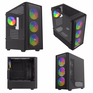 Savio Noctis Flow RGB Cube melns