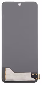 LCD screen Xiaomi Redmi Note 12 4G/Note 12 5G/Poco X5 5G ar touch screen Melns OLED