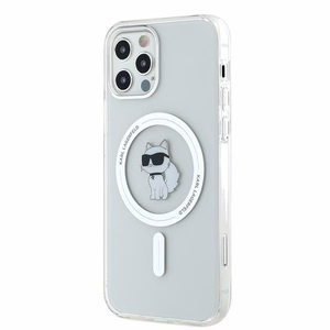Чехол Karl Lagerfeld IML Choupette MagSafe для iPhone 12 / 12 Pro - прозрачный