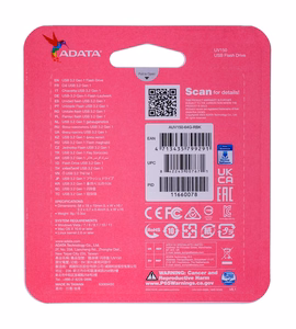 USB zibatmiņa USB3.1 64GB melna Adata UV150