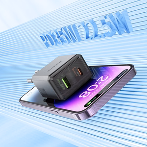 Borofone Сетевое зарядное устройство BN20 Lena - USB + Type C - PD 35W серое