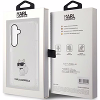 Karl Lagerfeld KLHCS24MHNCHTCT S24+ S926 caurspīdīgs cietais apvalks IML Choupette