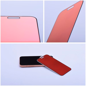 Bestsuit 5D Colorful Privacy 180 elastīgais hibrīda aizsargstikls iPhone 15 Pro, fuksīna krāsā