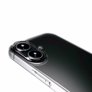 Puro 03 Nude silikona viedtālruņa apvalks iPhone 16 - caurspīdīgs