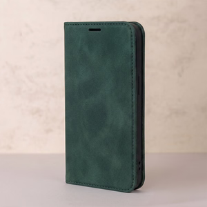 Smart Suede maciņš Honor 600 / Honor 600 Pro, zaļš