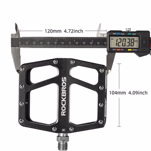 Rockbros K399-BK velosipēda pedāļi ar platu platformu – melni