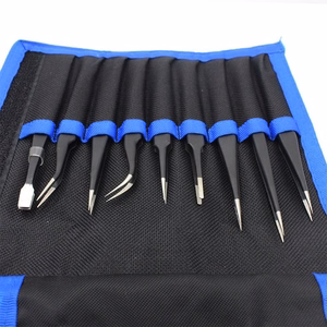 UF-TOOLS - ESD-9 Pincetes komplekts (9 gab.)