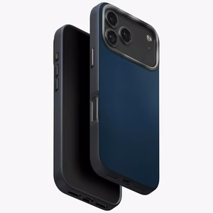Uniq Lyden DS Чехол для iPhone 17 Pro Magclick Charging - синий и чёрный